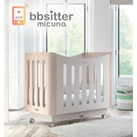 Кровать Micuna Babysitter (Микуна Бэбиситтер) 120*60 white/water wood