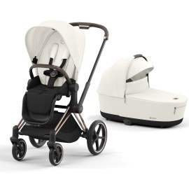 Коляска 2 в 1 Cybex e-Priam 4 Off White