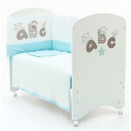 Детская кроватка Micuna Promo ABC 120х60 + бортики + матрас 
