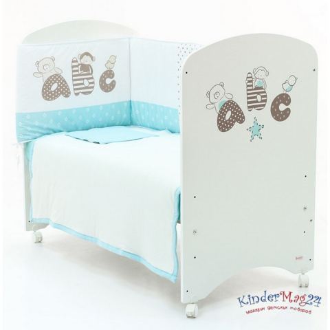 Детская кроватка Micuna Promo ABC 120х60 + бортики + матрас Micuna