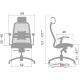 Эргономическое офисное кресло Metta SAMURAI S-3.03 Black Plus