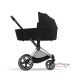 Коляска 2 в 1 Cybex Priam 4 Sepia Black шасси Chrome Black