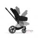 Коляска 2 в 1 Cybex Priam 4 Sepia Black шасси Chrome Black