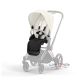 Коляска 2 в 1 Cybex Priam 4 Off White шасси Chrome Black