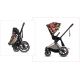 Коляска 2 в 1 Cybex Priam 4 Spring Blossom Dark шасси Chrome Black