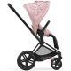 Коляска 2 в 1 Cybex Priam 4 Simply Flowers Pale Blush шасси Chrome Black