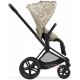 Коляска 2 в 1 Cybex Priam 4 Simply Flowers Nude Beige шасси Chrome Black