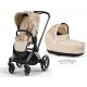 Коляска 2 в 1 Cybex Priam 4 Simply Flowers Nude Beige шасси Chrome Black