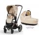 Коляска 2 в 1 Cybex Priam 4 Simply Flowers Nude Beige шасси Rosegold